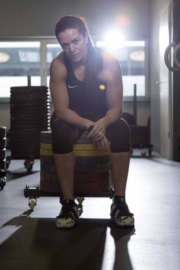 Renata Molliet , championne d'europe d'haltérophilie , spécialiste de crossfit.